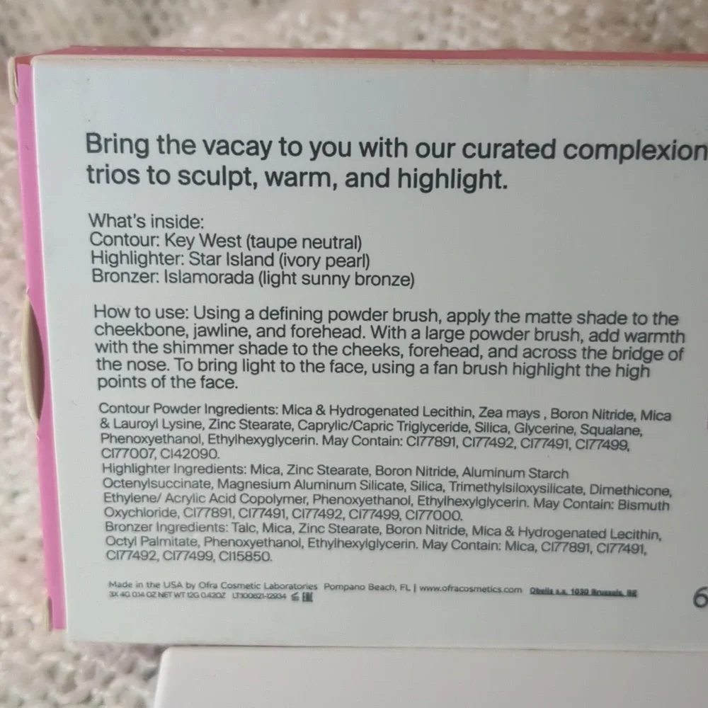 OFRA Face It Midi Palette in LIGHT, 12g/042oz(3x 4g/0.14)